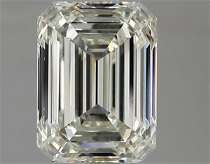 Foto Diamante Natural 3.02 quilates, Esmeralda , Color J, claridad VS1 y certificado HRD de