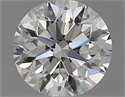 Natural Diamond 0.70 Carats, Round with Excellent Cut, G Color, IF Clarity and Certified by GIA