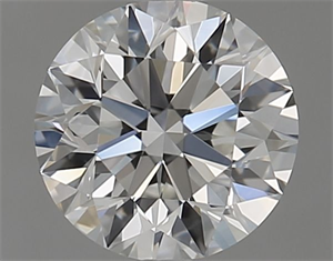 Picture of Natural Diamond 0.70 Carats, Round with Excellent Cut, G Color, IF Clarity and Certified by GIA