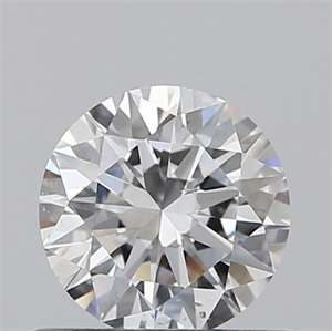 Picture of Natural Diamond 0.50 Carats, Round with Very Good Cut, E Color, SI1 Clarity and Certified by GIA