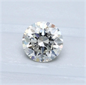 Diamante Natural 0.60 quilates, Redondo , Color K, claridad SI2 y certificado GIA