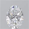 Natural Diamond 2.01 Carats, Oval with  Cut, D Color, VS2 Clarity and Certified by GIA