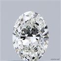 Natural Diamond 0.33 Carats, Oval with  Cut, I Color, VS1 Clarity and Certified by GIA