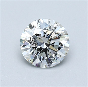 Foto Diamante Natural 0.70 quilates, Redondo , Color F, claridad I1 y certificado GIA de