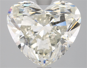 Picture of Natural Diamond 3.45 Carats, Heart with  Cut, I Color, SI1 Clarity and Certified by HRD