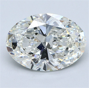Picture of Natural Diamond 3.50 Carats, Oval with  Cut, I Color, SI1 Clarity and Certified by GIA