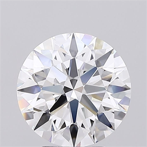 Picture of Lab Grown Diamond 3.46 Carats, Round with Ideal Cut, D Color, VVS1 Clarity and Certified by IGI