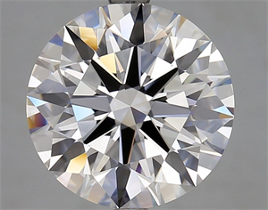 Picture of Lab Grown Diamond 2.52 Carats, Round with Ideal Cut, F Color, VVS2 Clarity and Certified by IGI