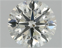 Natural Diamond 0.71 Carats, Round with Excellent Cut, J Color, SI1 Clarity and Certified by GIA