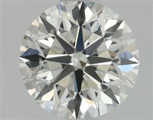 Picture of Natural Diamond 0.71 Carats, Round with Excellent Cut, J Color, SI1 Clarity and Certified by GIA