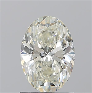 Foto Diamante Natural 1.21 quilates, Ovalado , Color K, claridad SI1 y certificado GIA de