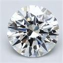 Diamante Natural 2.50 quilates, Redondo , Color I, claridad VS2 y certificado GIA