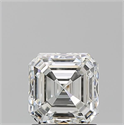 Natural Diamond 1.50 Carats, Asscher with  Cut, I Color, VVS2 Clarity and Certified by GIA