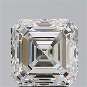 Picture of Natural Diamond 3.05 Carats, Asscher with  Cut, I Color, IF Clarity and Certified by GIA