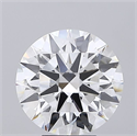 Lab Grown Diamond 5.33 Carats, Round with Ideal Cut, F Color, VS2 Clarity and Certified by IGI