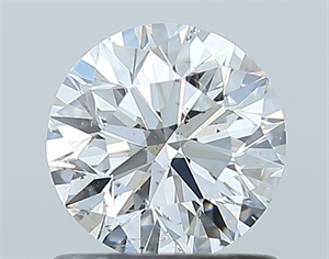 Picture of Natural Diamond 0.90 Carats, Round with Excellent Cut, E Color, SI2 Clarity and Certified by GIA