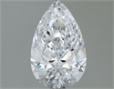 Natural Diamond 1.40 Carats, Pear with  Cut, D Color, SI1 Clarity and Certified by GIA