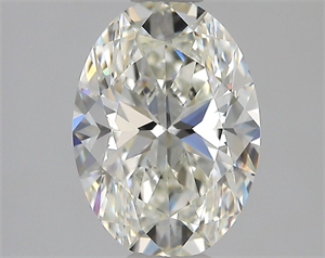 Picture of Natural Diamond 1.30 Carats, Oval with  Cut, I Color, IF Clarity and Certified by GIA