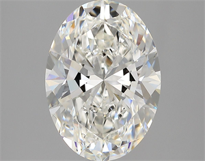 Picture of Natural Diamond 2.04 Carats, Oval with  Cut, G Color, SI1 Clarity and Certified by GIA