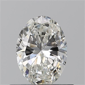 Picture of Natural Diamond 0.51 Carats, Oval with  Cut, G Color, VVS2 Clarity and Certified by GIA