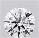 Lab Grown Diamond 1.70 Carats, Round with Ideal Cut, D Color, IF Clarity and Certified by IGI