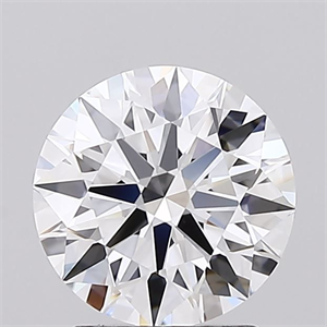 Picture of Lab Grown Diamond 1.70 Carats, Round with Ideal Cut, D Color, IF Clarity and Certified by IGI