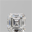 Natural Diamond 1.01 Carats, Asscher with  Cut, F Color, VVS2 Clarity and Certified by GIA