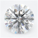 Lab Grown Diamond 2.91 Carats, Round with Ideal Cut, D Color, VVS1 Clarity and Certified by IGI