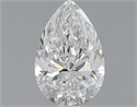 Natural Diamond 1.00 Carats, Pear with  Cut, F Color, VVS2 Clarity and Certified by GIA