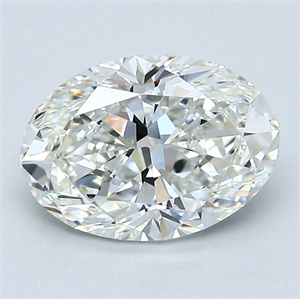 Picture of Natural Diamond 2.20 Carats, Oval with  Cut, H Color, VS1 Clarity and Certified by GIA