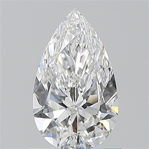 Foto Diamante Natural 0.90 quilates, De pera , Color E, claridad VVS2 y certificado GIA de