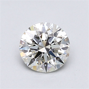 Picture of Natural Diamond 0.90 Carats, Round with Excellent Cut, H Color, SI1 Clarity and Certified by GIA