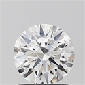 Lab Grown Diamond 0.95 Carats, Round with Ideal Cut, D Color, VS1 Clarity and Certified by IGI