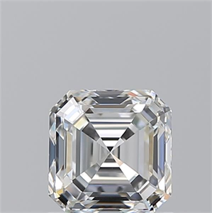 Picture of Natural Diamond 1.01 Carats, Asscher with  Cut, G Color, VS2 Clarity and Certified by GIA