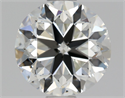Natural Diamond 0.82 Carats, Round with Excellent Cut, I Color, SI1 Clarity and Certified by GIA