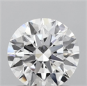 Lab Grown Diamond 1.05 Carats, Round with Ideal Cut, D Color, VVS2 Clarity and Certified by IGI