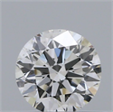 Natural Diamond 0.42 Carats, Round with Excellent Cut, G Color, SI1 Clarity and Certified by GIA