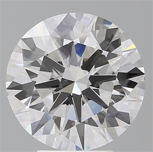 Picture of Lab Grown Diamond 4.52 Carats, Round with Ideal Cut, E Color, VVS2 Clarity and Certified by IGI