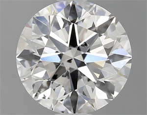 Picture of Natural Diamond 1.20 Carats, Round with Excellent Cut, D Color, SI2 Clarity and Certified by GIA