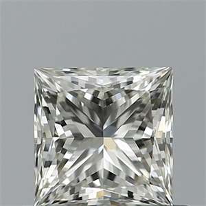 Picture of Natural Diamond 0.71 Carats, Princess with  Cut, I Color, VVS2 Clarity and Certified by IGI