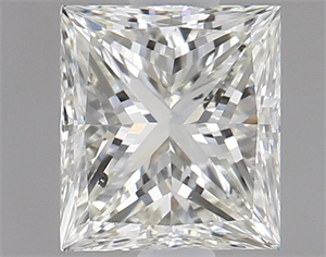 Picture of Natural Diamond 1.00 Carats, Princess with  Cut, K Color, SI1 Clarity and Certified by GIA