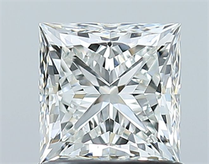 Picture of Natural Diamond 1.02 Carats, Princess with  Cut, H Color, VS2 Clarity and Certified by GIA