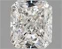 Natural Diamond 1.51 Carats, Radiant with  Cut, E Color, SI2 Clarity and Certified by IGI