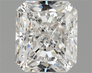Picture of Natural Diamond 1.51 Carats, Radiant with  Cut, E Color, SI2 Clarity and Certified by IGI