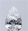 Diamante Natural 0.41 quilates, De pera , Color E, claridad VS1 y certificado GIA