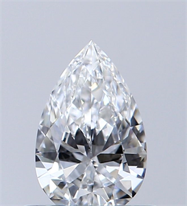 Foto Diamante Natural 0.41 quilates, De pera , Color E, claridad VS1 y certificado GIA de