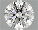 Lab Grown Diamond 1.04 Carats, Round with Excellent Cut, F Color, VVS2 Clarity and Certified by IGI
