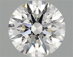 Picture of Lab Grown Diamond 1.04 Carats, Round with Excellent Cut, F Color, VVS2 Clarity and Certified by IGI