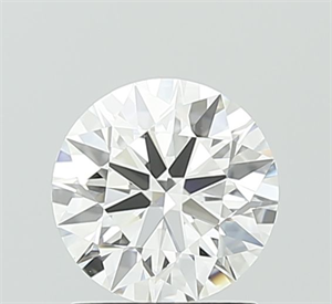Picture of Lab Grown Diamond 1.09 Carats, Round with Ideal Cut, D Color, VVS1 Clarity and Certified by IGI