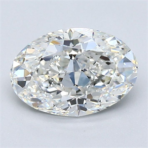 Picture of Natural Diamond 1.33 Carats, Oval with  Cut, G Color, VVS2 Clarity and Certified by GIA